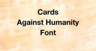 Cards Against Humanity Font