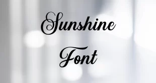 Sunshine Font