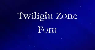 The Twilight Zone Font