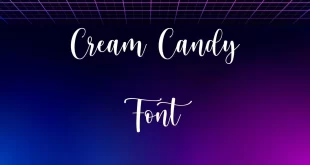 Cream Candy Font