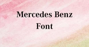 Mercedes Benz Font