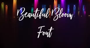 Beautiful Bloom Font