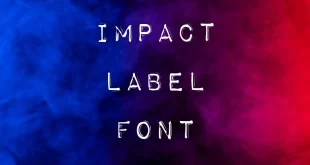 Impact Label Regular Font