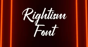 Rightism Font