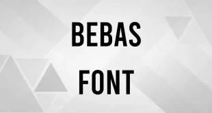 Bebas Font Feature