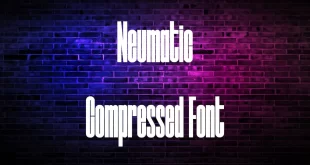 Neumatic Compressed Font