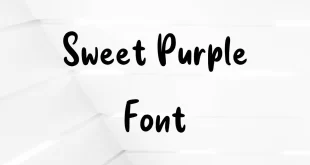 Sweet Purple Font