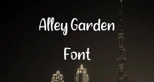 Alley Garden Font