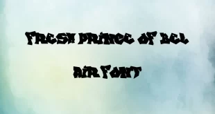 Fresh Prince of Bel Air Font