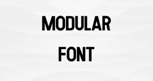 Modular Font