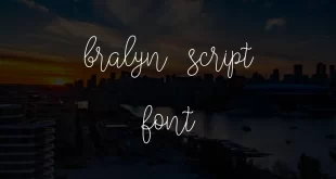 Bralyn Script Font