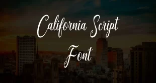 California Script Font