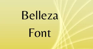 Belleza Font
