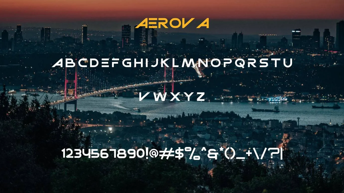 Aerova Font