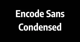 Encode Sans Condensed Font