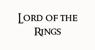 Lord of the Rings Font